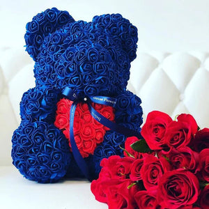 
                  
                    Exclusive Blue Rose Bear
                  
                