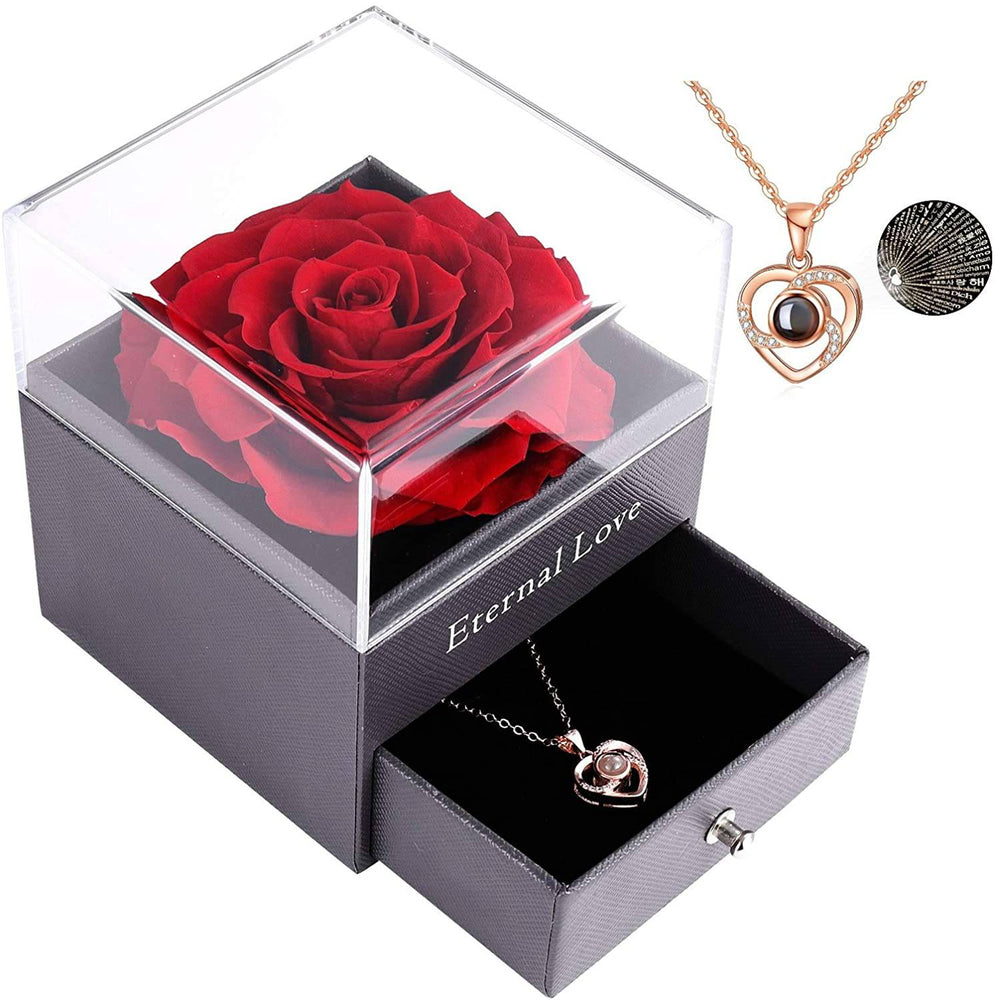 
                  
                    Rose Jewelry Box With Necklace™ - RoseBearUs
                  
                