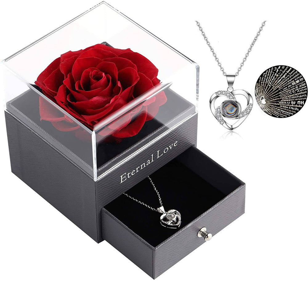 
                  
                    Rose Jewelry Box With Necklace™ - RoseBearUs
                  
                