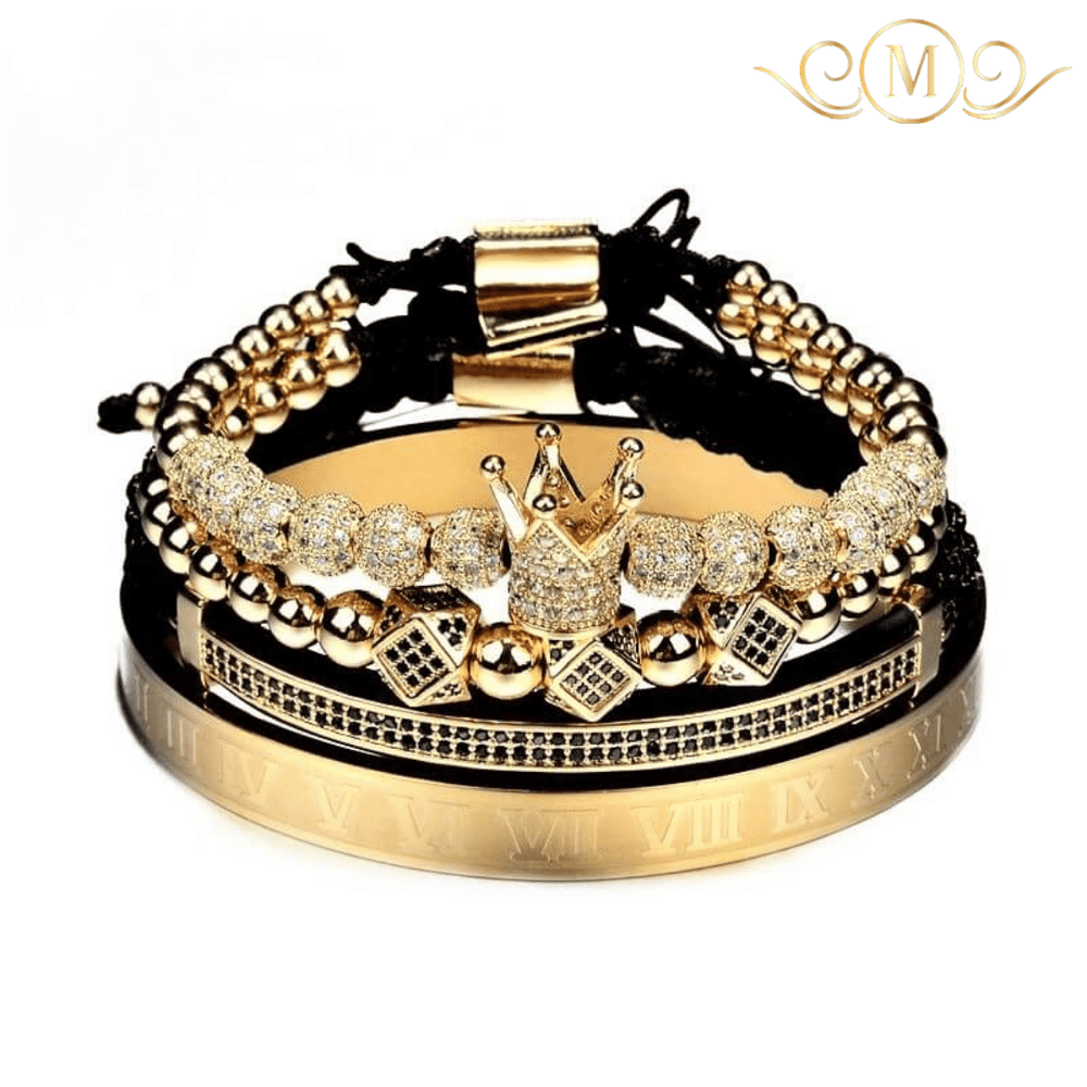 Luxury Bracelet Set With Crown™ - RoseBearUs