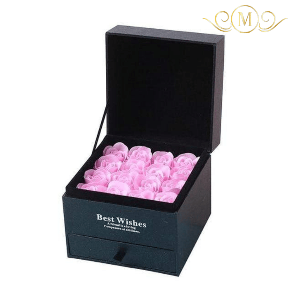 Rose Jewelry Box With Necklace - RoseBearUs