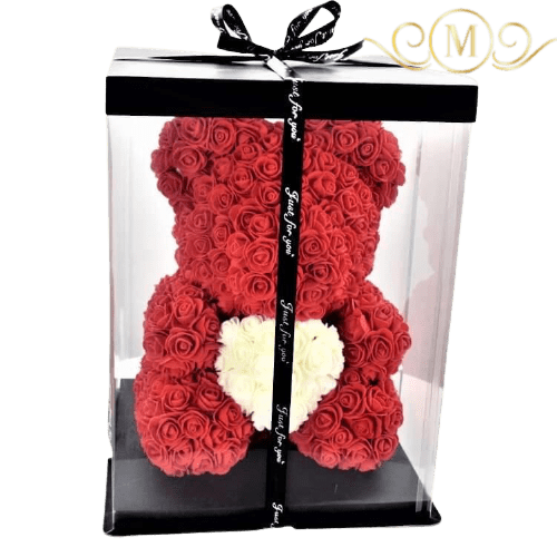 
                  
                    Luxury Rose Bear With Gift Box - RoseBearUs
                  
                