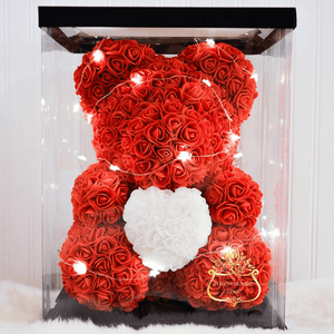 
                  
                    Authentic Rose Bear / LED Gift Box - RoseBearUs
                  
                