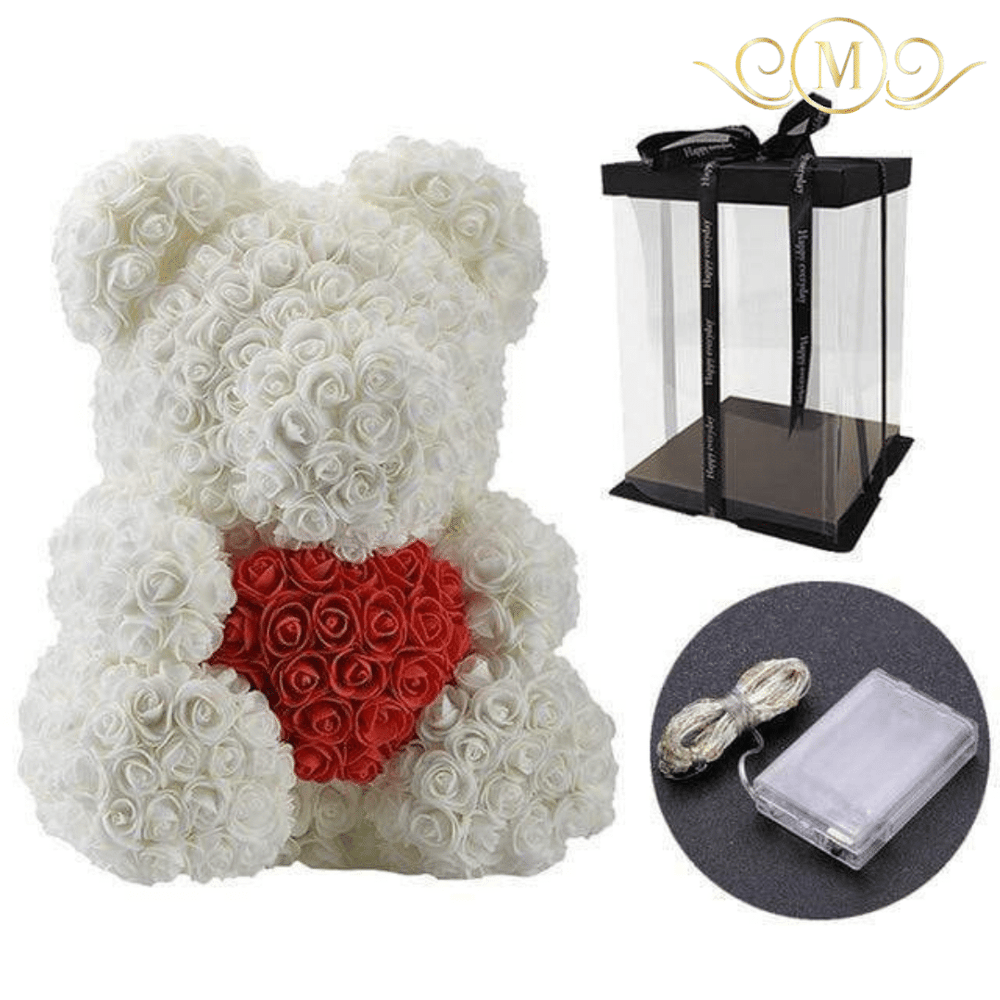 
                  
                    Authentic Rose Bear / LED Gift Box - RoseBearUs
                  
                